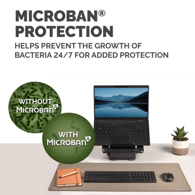 Mousepad birou Fellowes, breyta microban, nisip